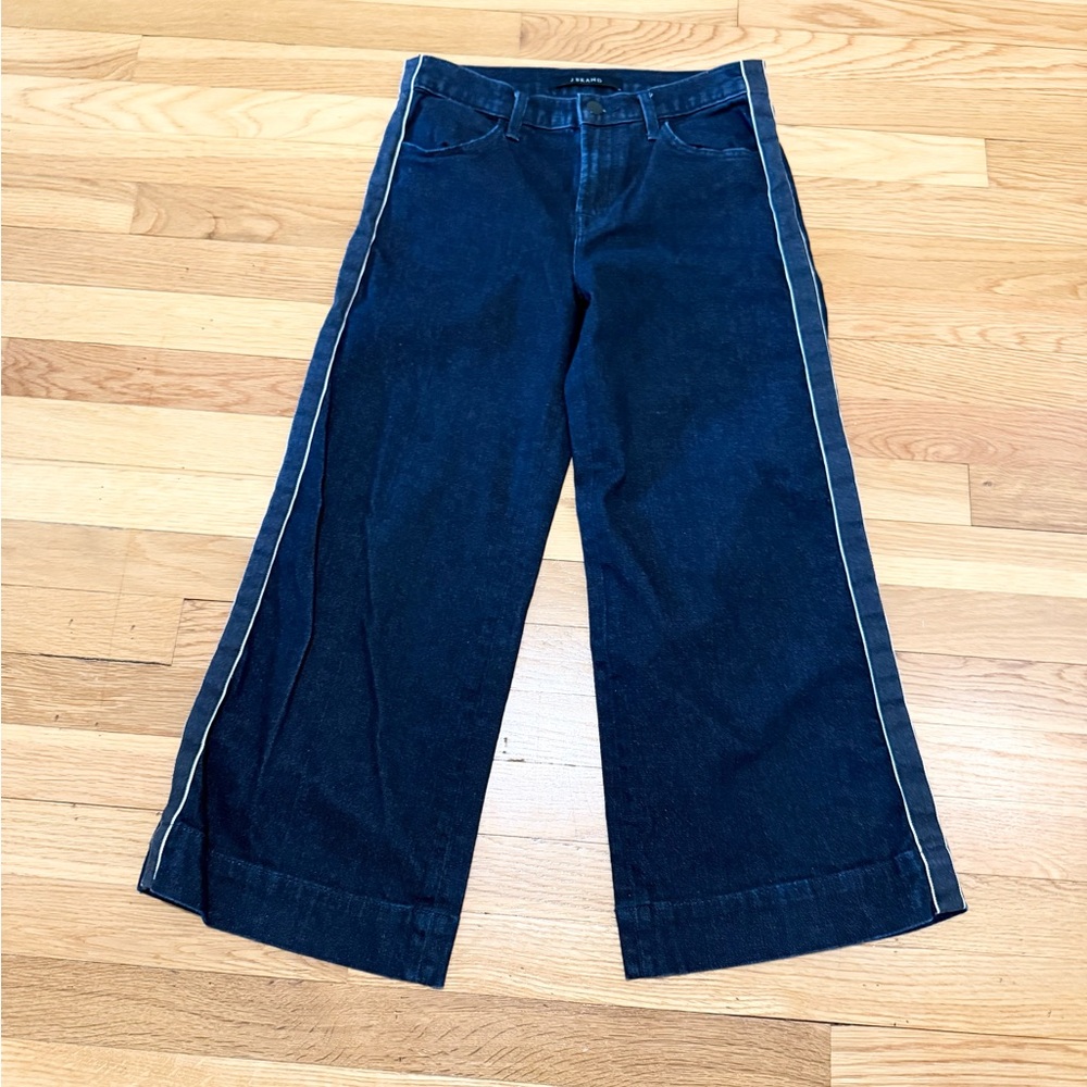 J Brand Liza Mid-Rise Wide Leg Culotte Jeans – Border | Size 26 - Picture 12 of 15